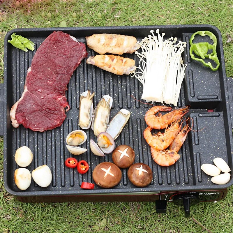 Grill Glitter Portable Grilling Tray for Camping or Home Use