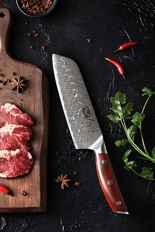 The Paulie Collection Premium Santoku Knife