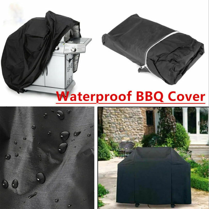 Grill Glitter Heavy Duty Waterproof BBQ Covers - Black